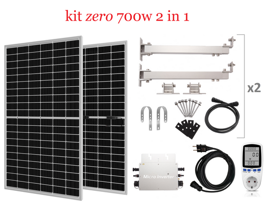 Kit Pannello Fotovoltaico Plug and Play 700 Watt