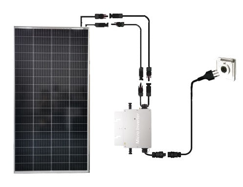 Kit Pannello Fotovoltaico Plug and Play 350 Watt - Zero