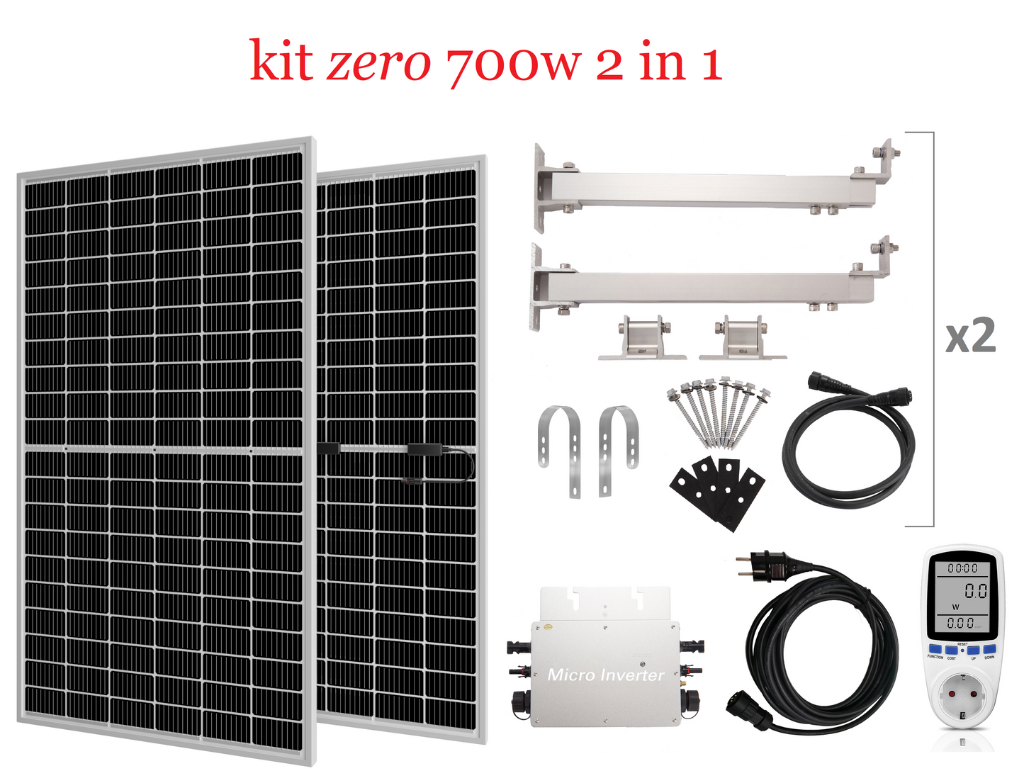Kit Pannello Fotovoltaico Plug and Play 700 Watt – Kit Fotovoltaico